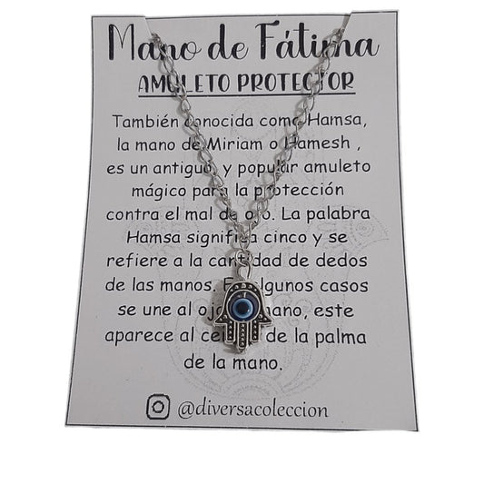 Collar Mano De Fátima - Diversa Colección