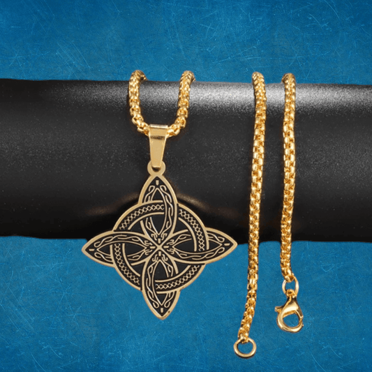 Collar Nudo Bruja Circulo Protección