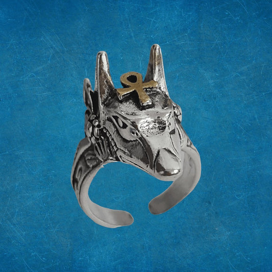 Anillo Anubis Egipcio - Diversa Colección