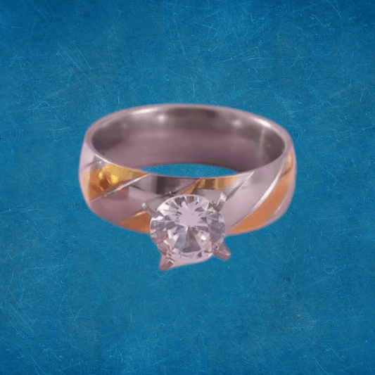 Anillo Entrelazo Dorado - Diversa Colección