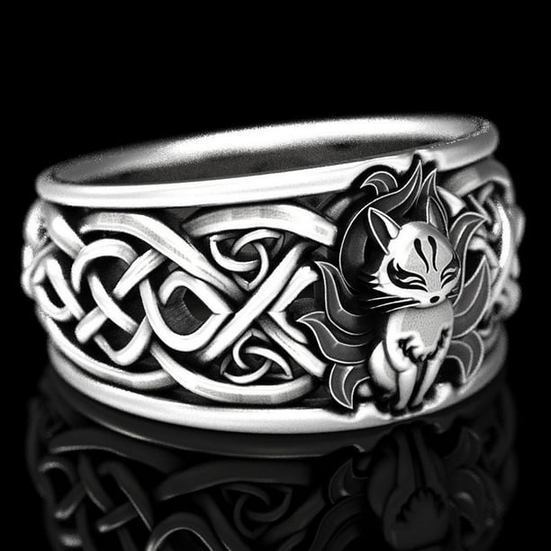 Anillo Kurama Zorro De 9 Colas Naruto - Diversa Colección