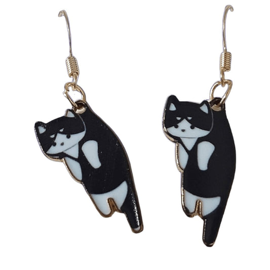 Aretes Gato Negro