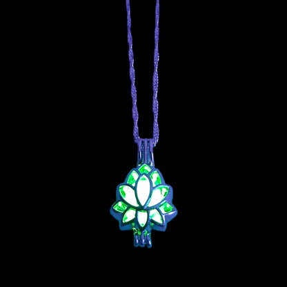 Collar Flor De Loto Luminoso