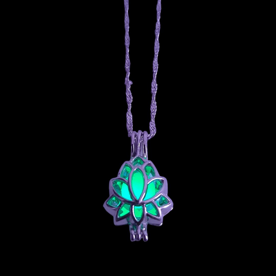 Collar Flor De Loto Luminoso