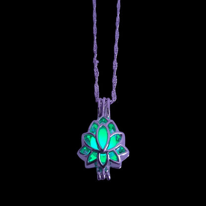 Collar Flor De Loto Luminoso