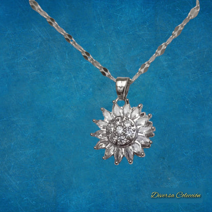 Collar Girasol Giratorio - Diversa Colección