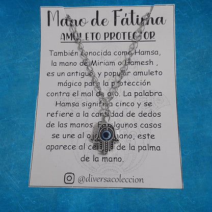 Collar Mano De Fátima - Diversa Colección