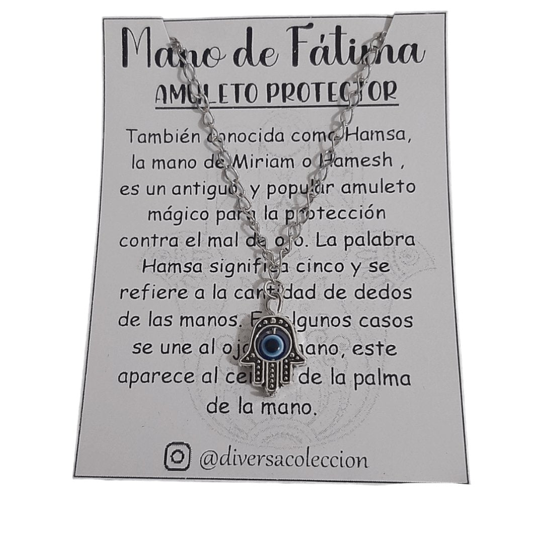 Collar Mano De Fátima - Diversa Colección