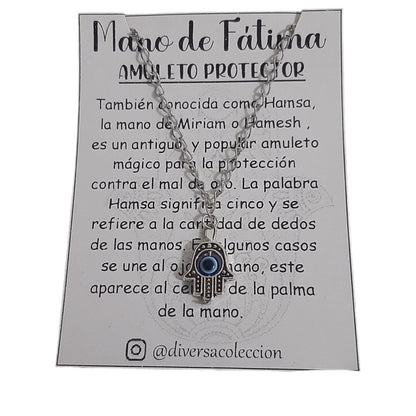 Collar Mano De Fátima - Diversa Colección