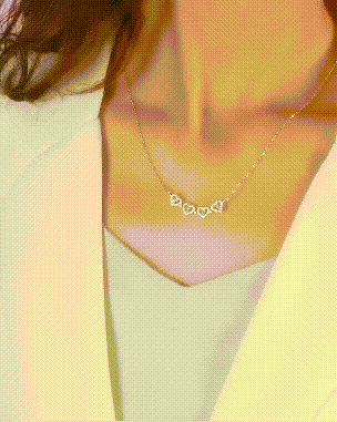 Collar Trébol & Corazón Dorado - Diversa Colección