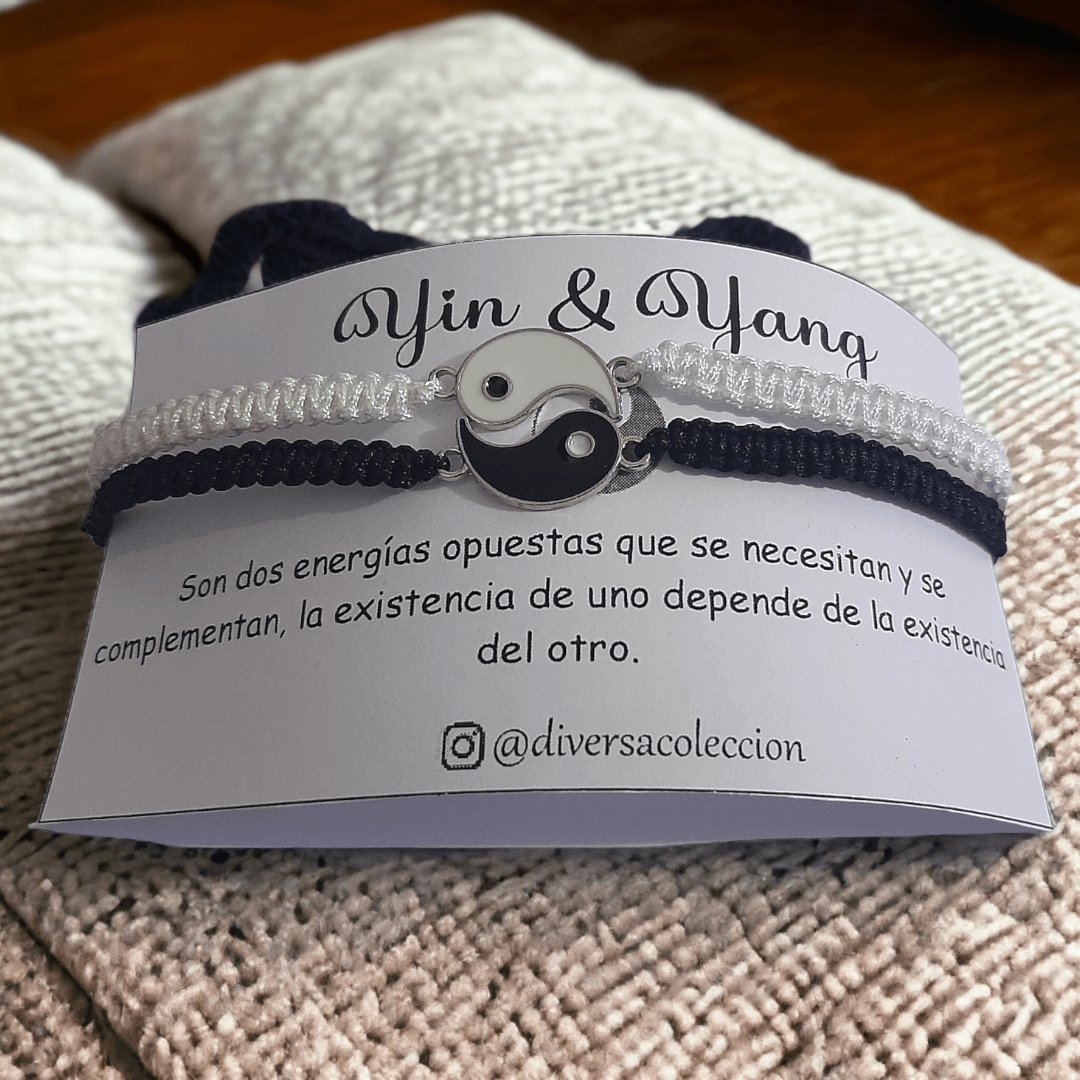 Manillas De Pareja Yin Yang - Diversa Colección