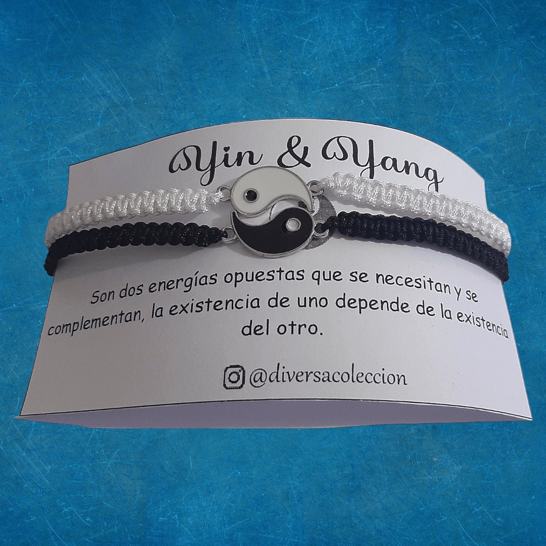 Manillas De Pareja Yin Yang - Diversa Colección