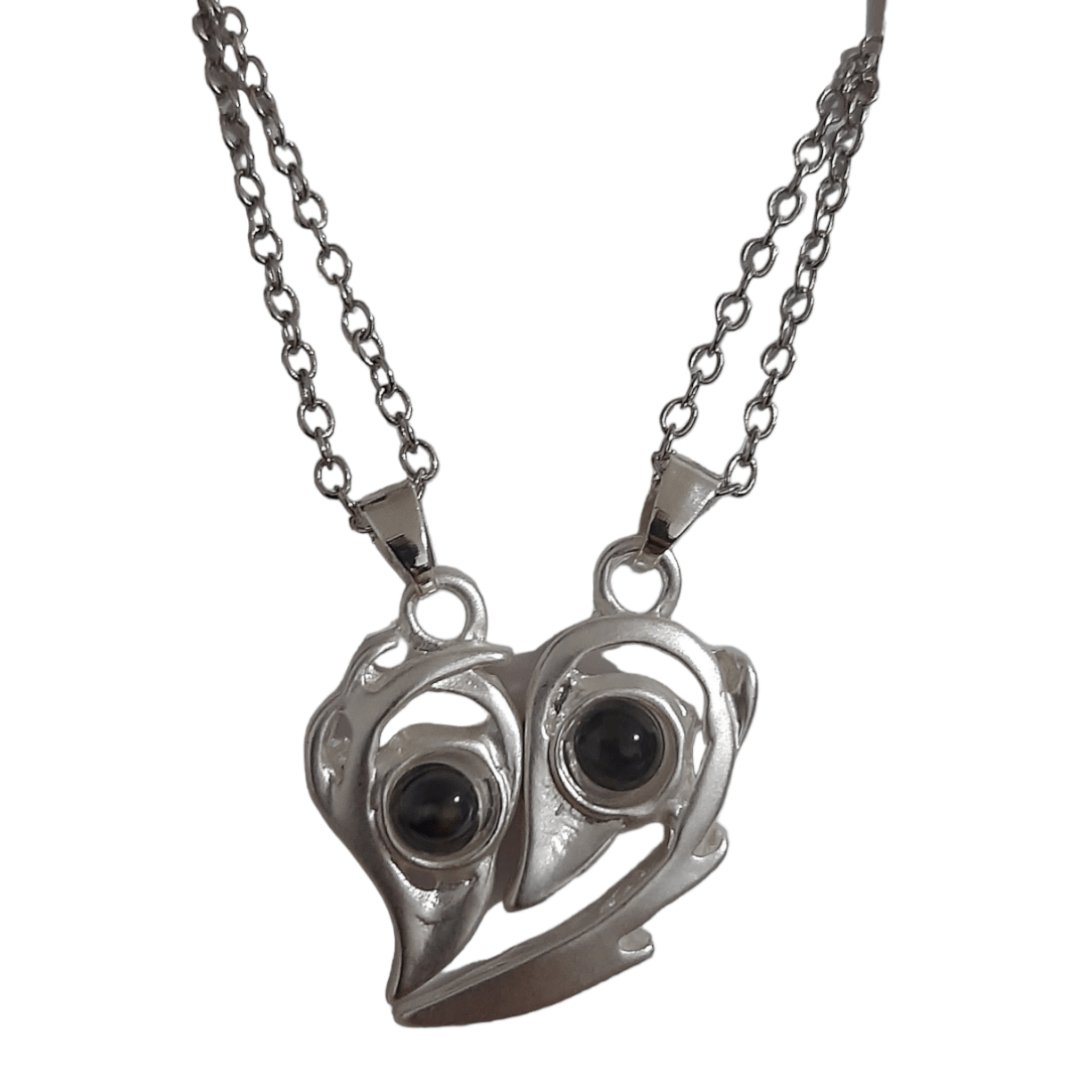 Pareja Collares Proyección Te Amo 100 Idiomas - Diversa Colección