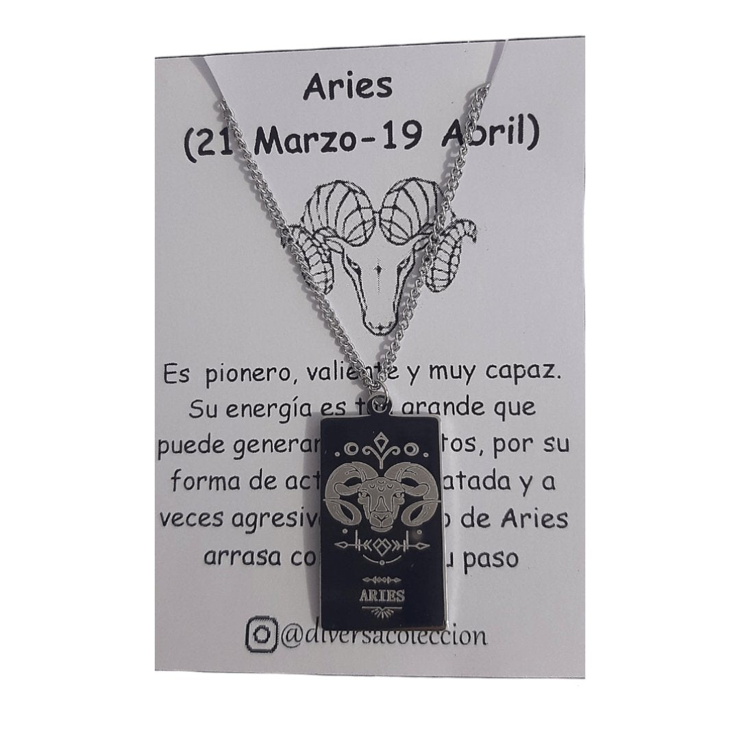 Placa Signo Zodiacal - Diversa Colección