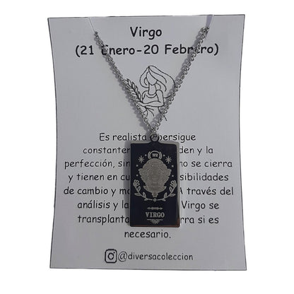 Placa Signo Zodiacal - Diversa Colección