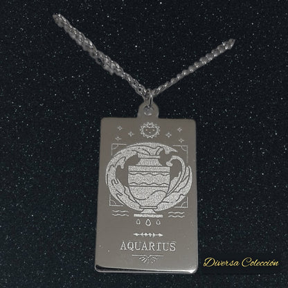 Placa Signo Zodiacal - Diversa Colección