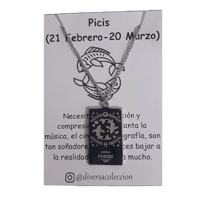Placa Signo Zodiacal - Diversa Colección