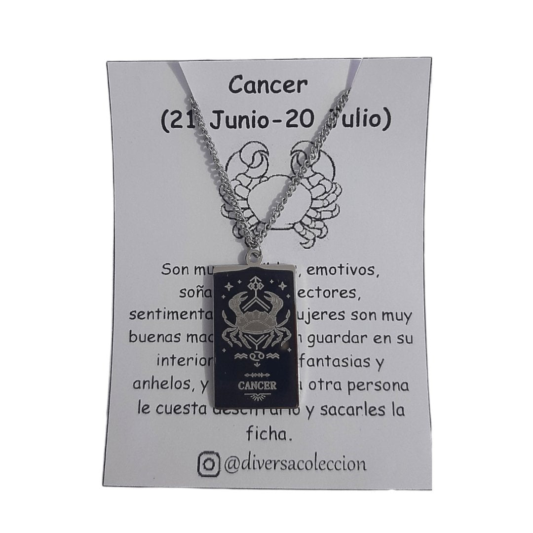 Placa Signo Zodiacal - Diversa Colección