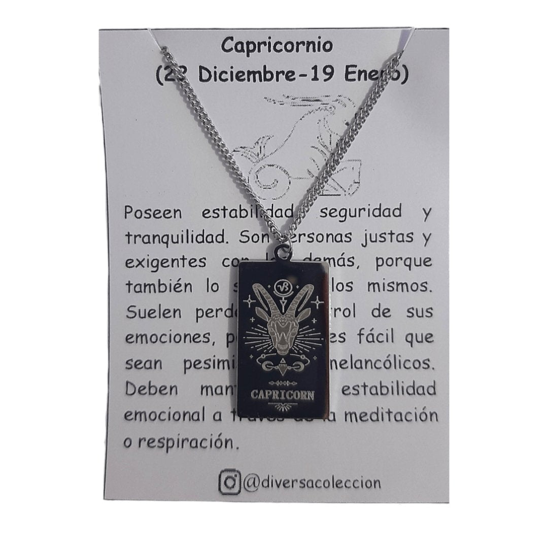 Placa Signo Zodiacal - Diversa Colección