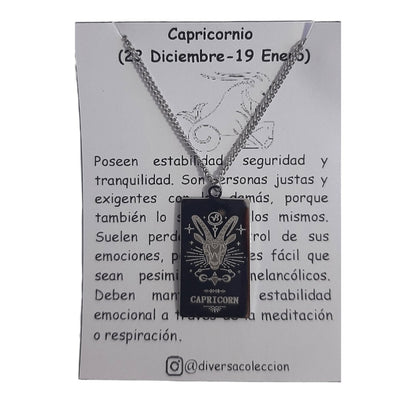 Placa Signo Zodiacal - Diversa Colección