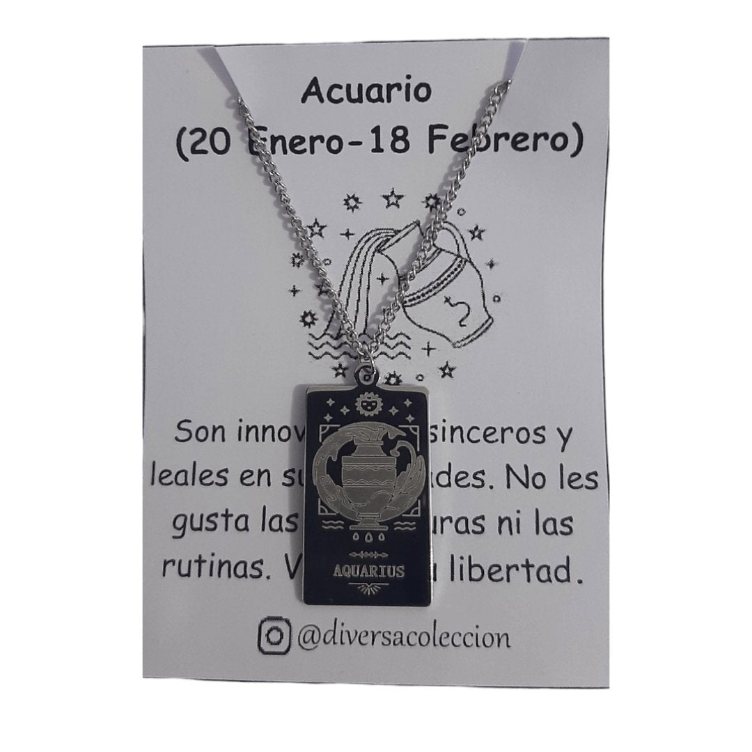 Placa Signo Zodiacal - Diversa Colección