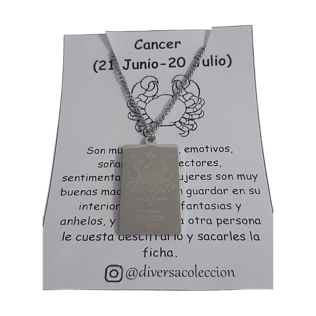 Placa Signo Zodiacal - Diversa Colección