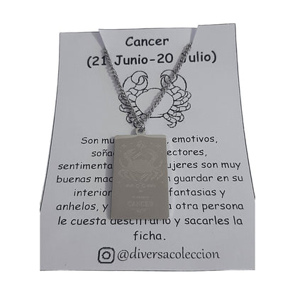 Placa Signo Zodiacal - Diversa Colección