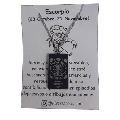 Placa Signo Zodiacal - Diversa Colección