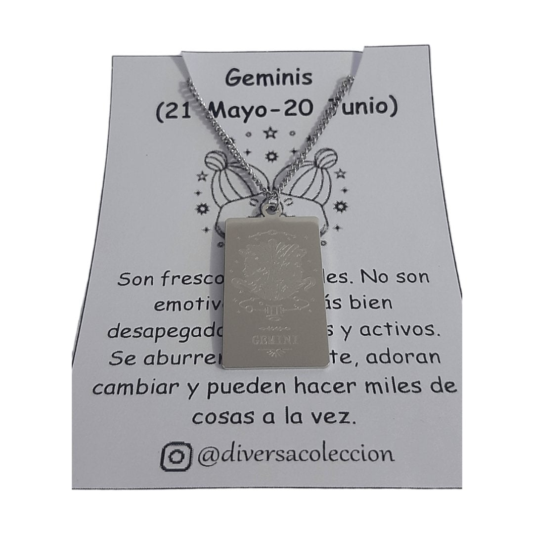 Placa Signo Zodiacal - Diversa Colección