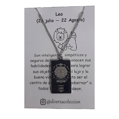 Placa Signo Zodiacal - Diversa Colección