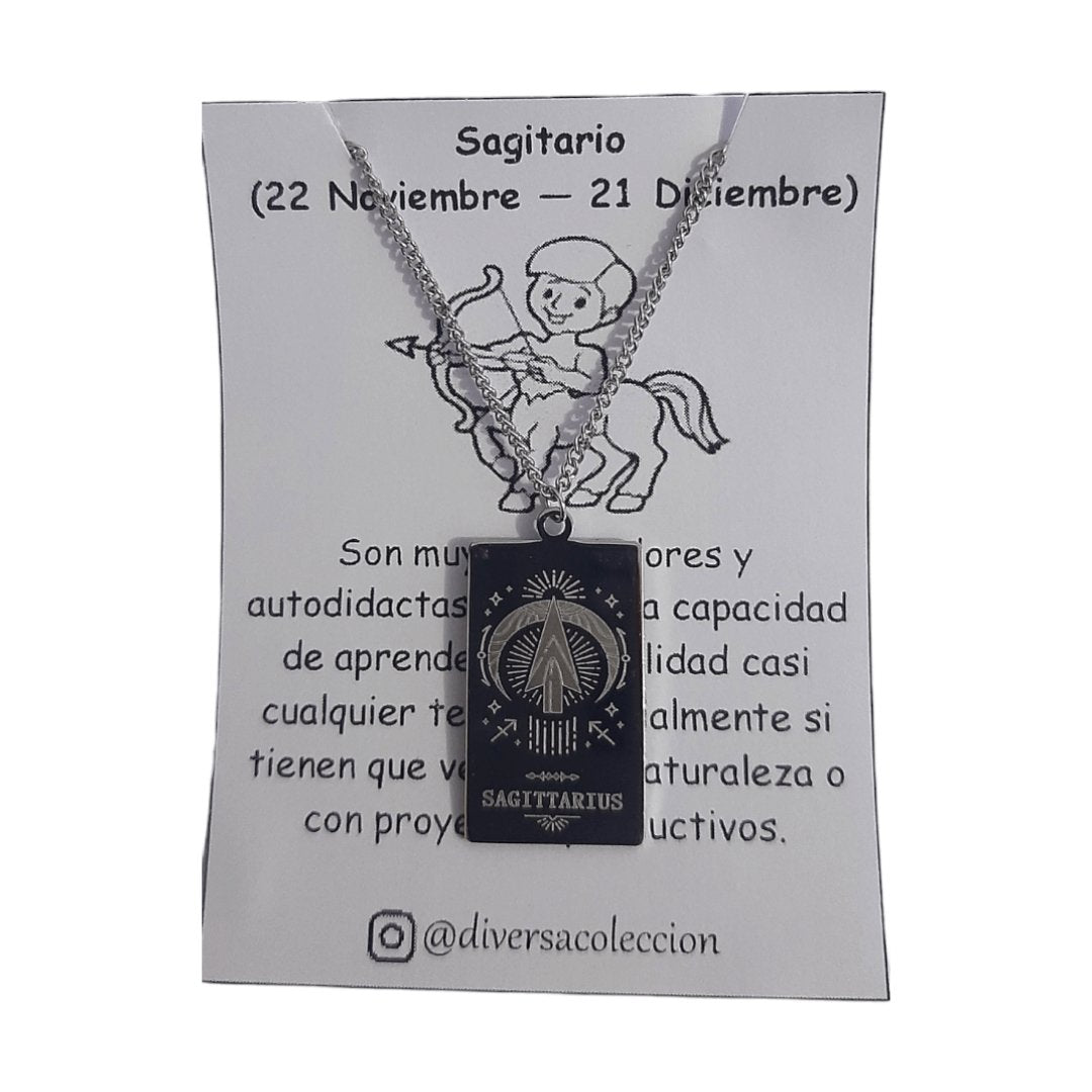 Placa Signo Zodiacal - Diversa Colección