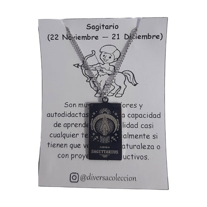 Placa Signo Zodiacal - Diversa Colección
