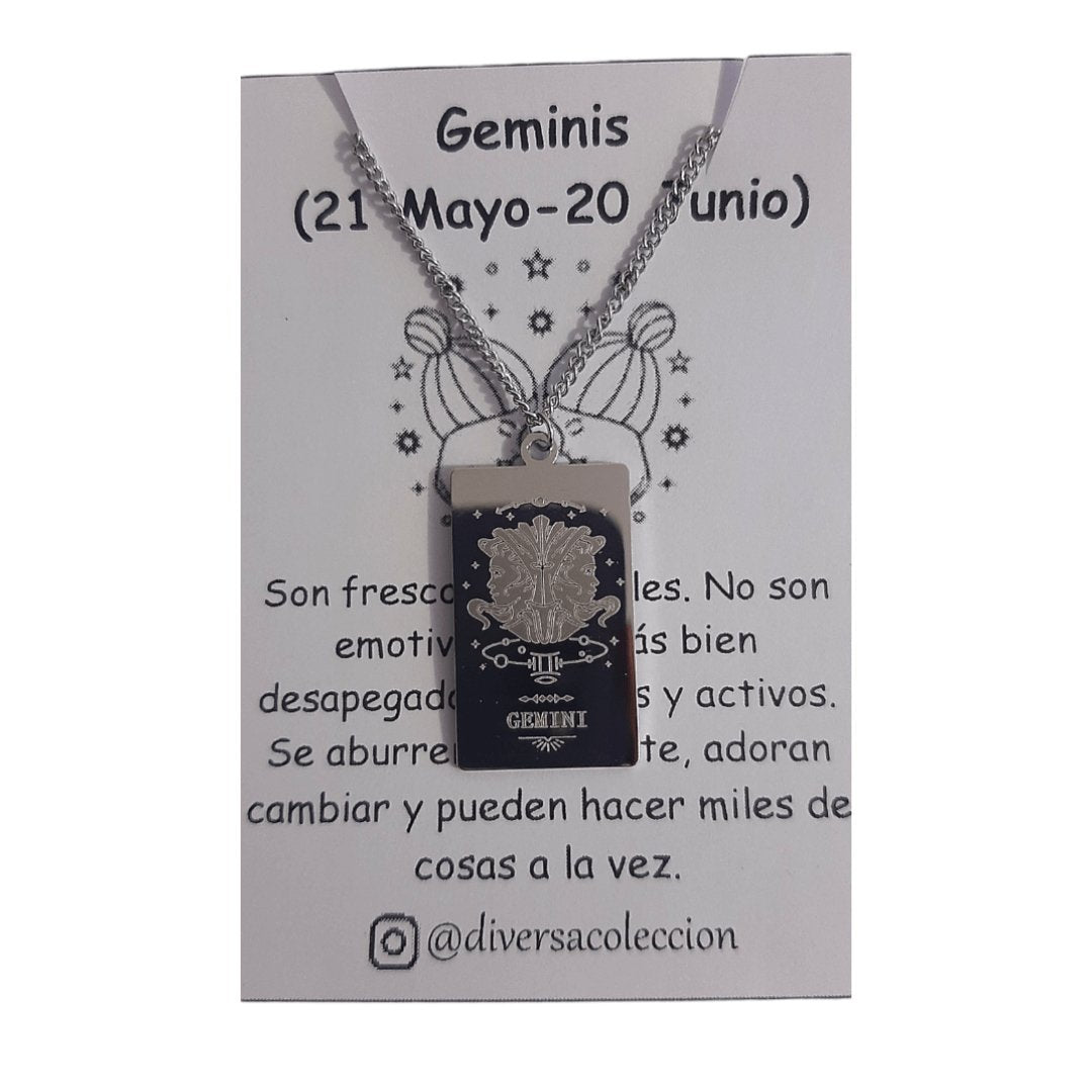 Placa Signo Zodiacal - Diversa Colección
