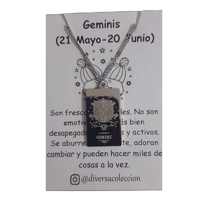 Placa Signo Zodiacal - Diversa Colección