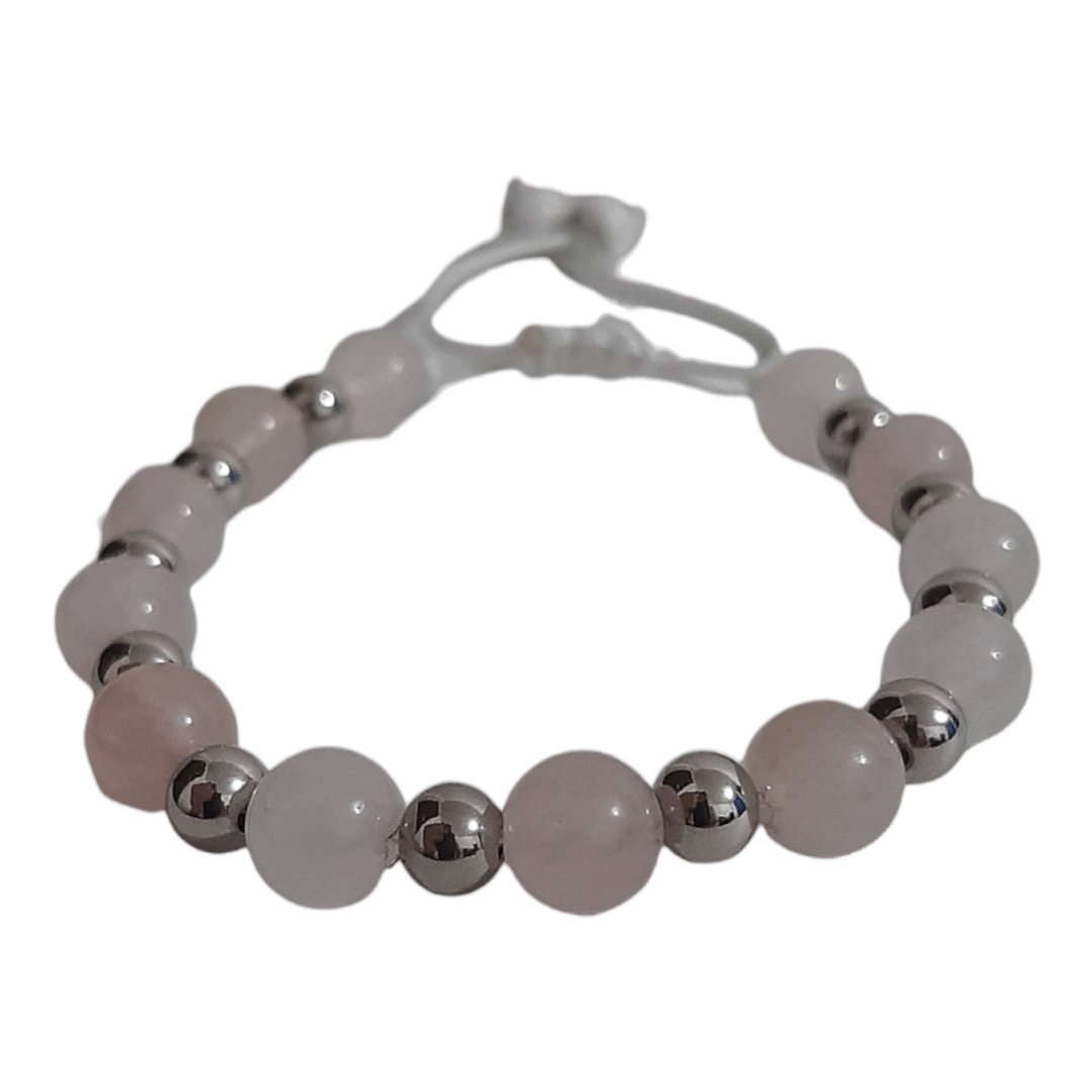 Pulsera Cuarzo Rosa - Diversa Colección