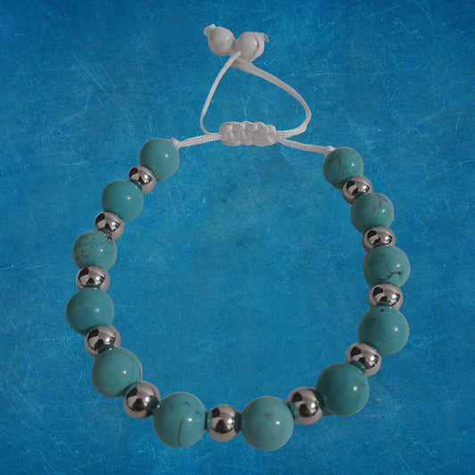 Pulsera Cuarzo Turquesa - Diversa Colección